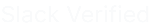 Slack Verified certification